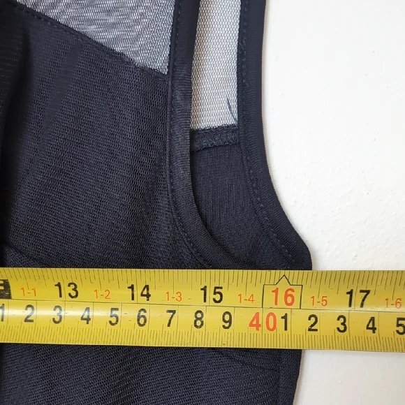 Black Strapless-Look Mesh Yoke Evening Dress - Picture 3 of 5